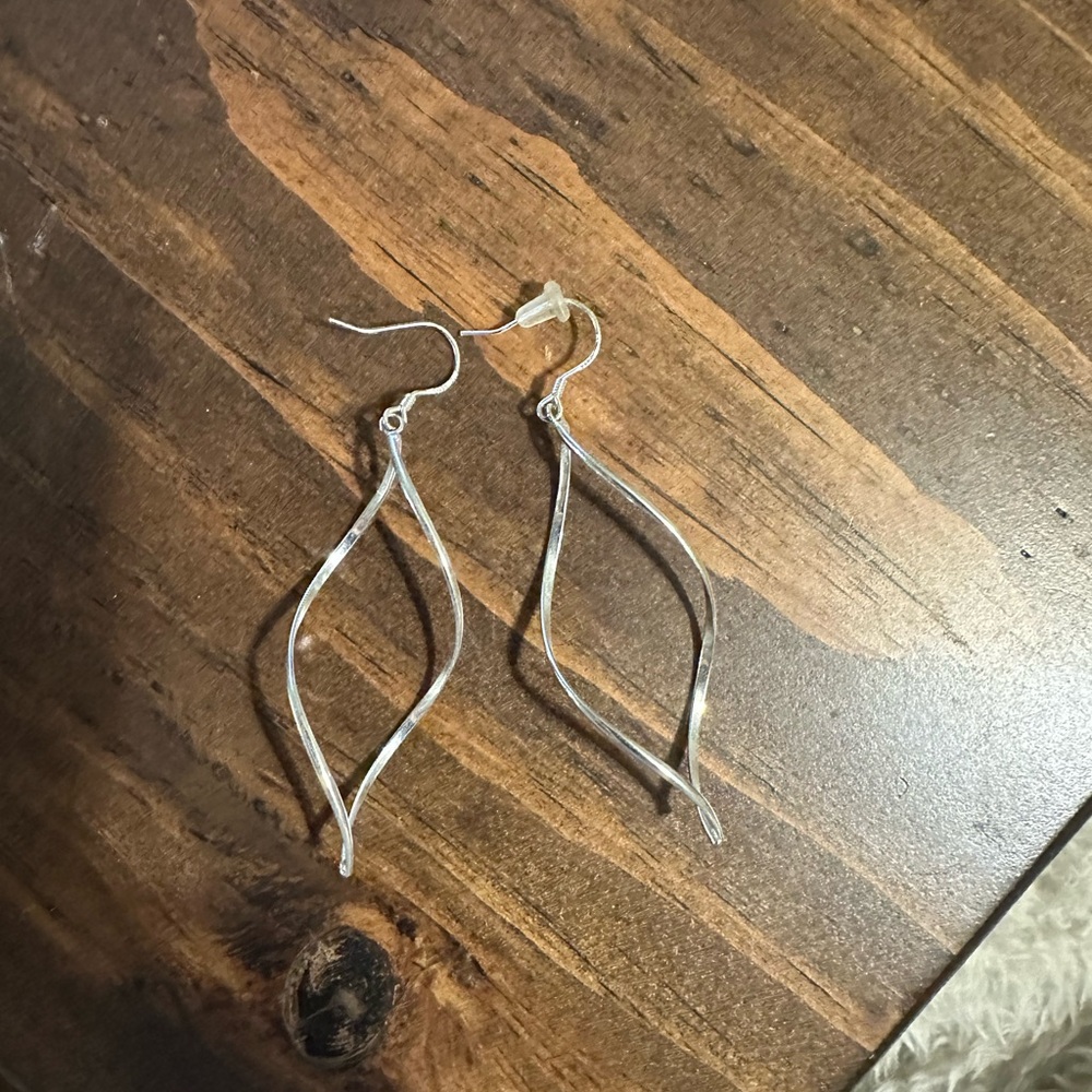 Silver Drop Earrings